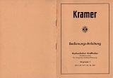 Bedienungsanleitung Hydraulik BG1 Kramer KL200